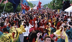 Yosakoi & Neputa in Toyosato (summer festival)