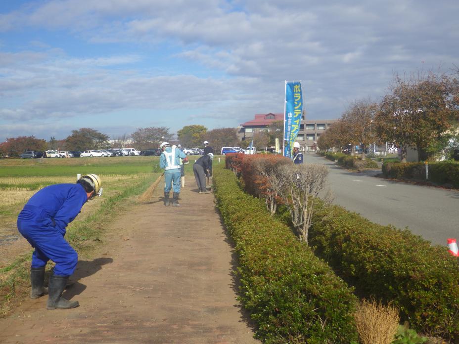 中田庁舎付近作業状況2