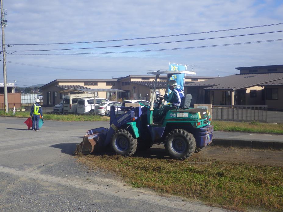 弥勒寺付近作業業況1