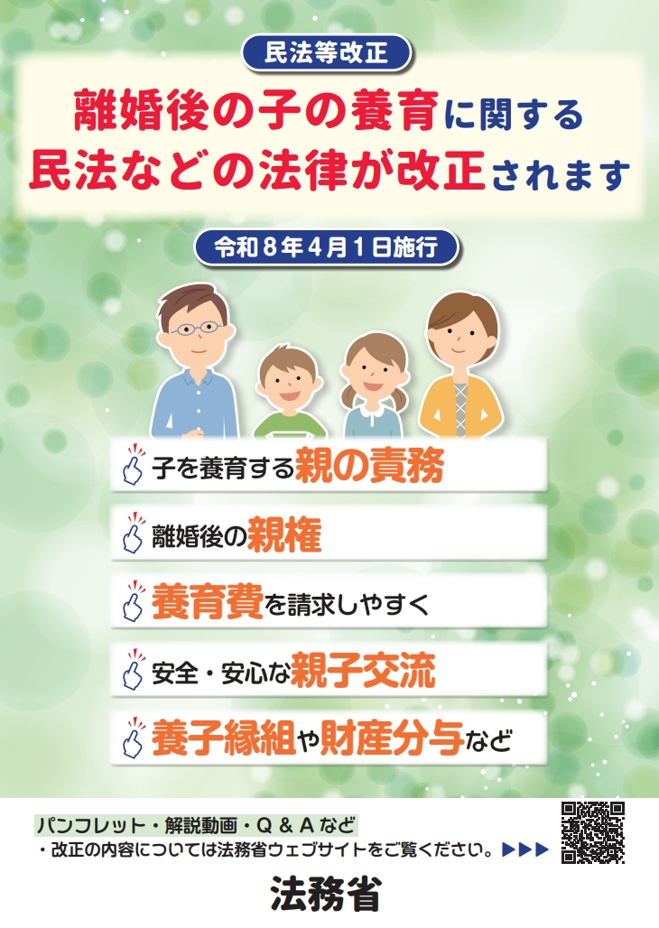 共同親権ポスター