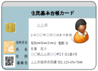 住基カード（写真あり）