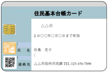 住基カード（写真なし）