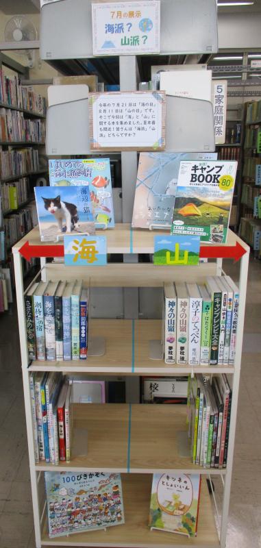 登米図書館令和7年7月展示